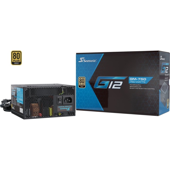 Fuente de Alimentación SeaSonic G12-GM-750 750 W 80 Plus Gold