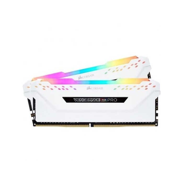 Memoria RAM Corsair Vengeance RGB Pro DDR4 3200MHz PC4-25600 32GB 2x16GB CL16 Blanca
