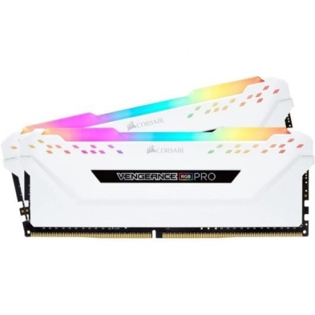 Memoria RAM Corsair Vengeance RGB Pro DDR4 3200MHz PC4-25600 32GB 2x16GB CL16 Blanca