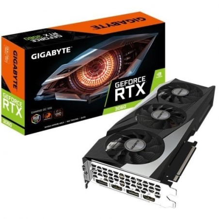 Tarjeta Gráfica Gigabyte GeForce RTX 3060 GAMING OC 12GB GDDR6 Rev 2.0