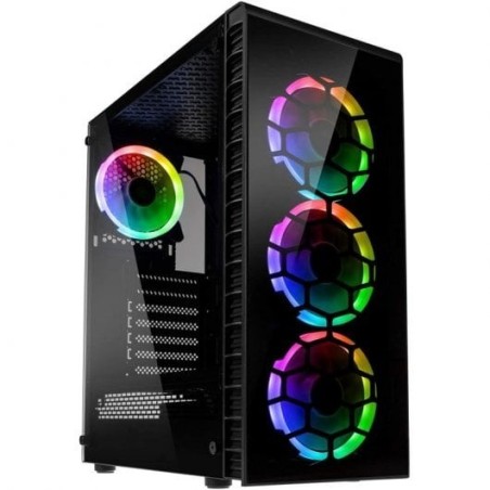 Torre PC Kolink Observatory Lite Cristal Templado USB 3.0 Negro