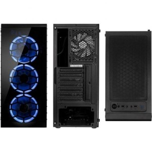 Torre PC Kolink Observatory Lite Cristal Templado USB 3.0 Negro