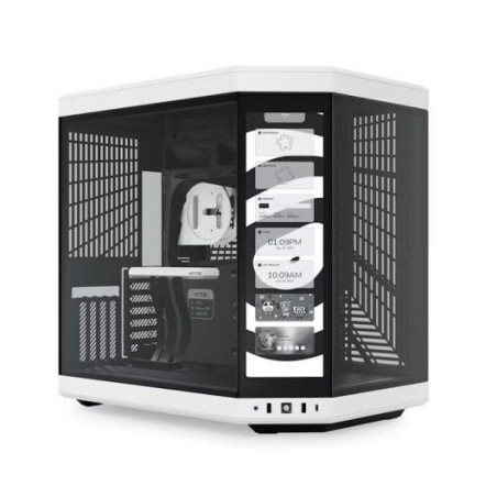 Torre PC Hyte Y70 Touch Caja Atx Vidrio Templado Negro/blanco