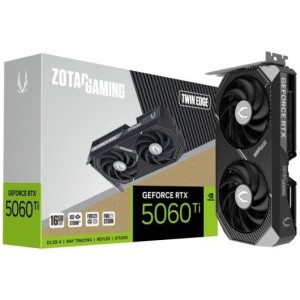 Tarjeta Gráfica ZOTAC GAMING GeForce RTX 5060 Ti Twin Edge 16GB GDDR7 Reflex 2 RTX AI DLSS4 