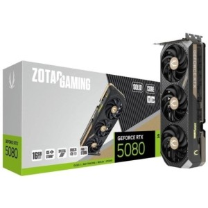 Tarjeta Gráfica ZOTAC GAMING GeForce RTX 5080 SOLID CORE OC 16GB GDDR7 Reflex 2 RTX AI DLSS4