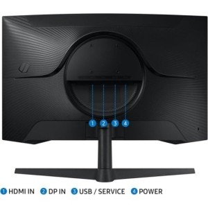Monitor Samsung Odyssey LS27CG552EUXEN 27" LED QHD 165Hz Freesync Curvo