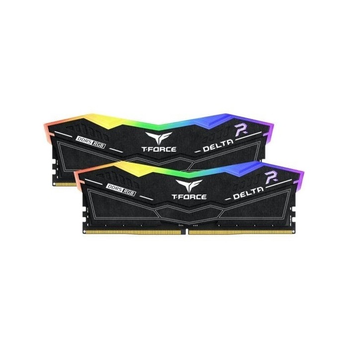 Memoria RAM Team Group T-Force Delta RGB DDR5 6000MHz 32GB 2x16GB CL30 Dual AMD EXPO e Intel XMP Neg