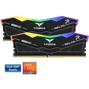 Memoria RAM Team Group T-Force Delta RGB DDR5 6000MHz 32GB 2x16GB CL30 Dual AMD EXPO e Intel XMP Neg