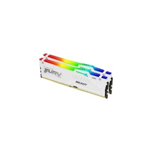 Kingston Technology FURY Beast 32GB 6000MT/s DDR5 CL36 DIMM White RGB