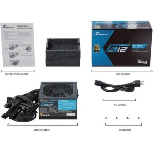 Fuente Alimentación Seasonic G12 GC-850 850W 80 Plus Gold