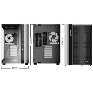 Torre PC be quiet! LIGHT BASE 600 LX ARGB Midi Tower ATX Doble Cristal Templado USB-C Negra