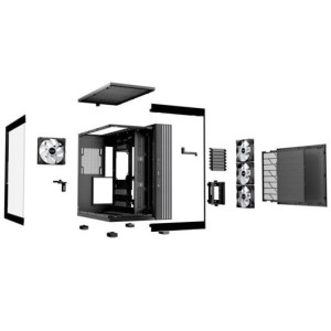 Torre PC be quiet! LIGHT BASE 600 LX ARGB Midi Tower ATX Doble Cristal Templado USB-C Negra