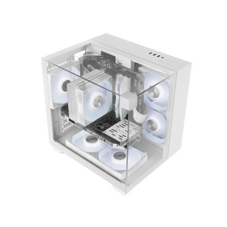 Mars Gaming MC-VISIONMW Mini Tower Blanco