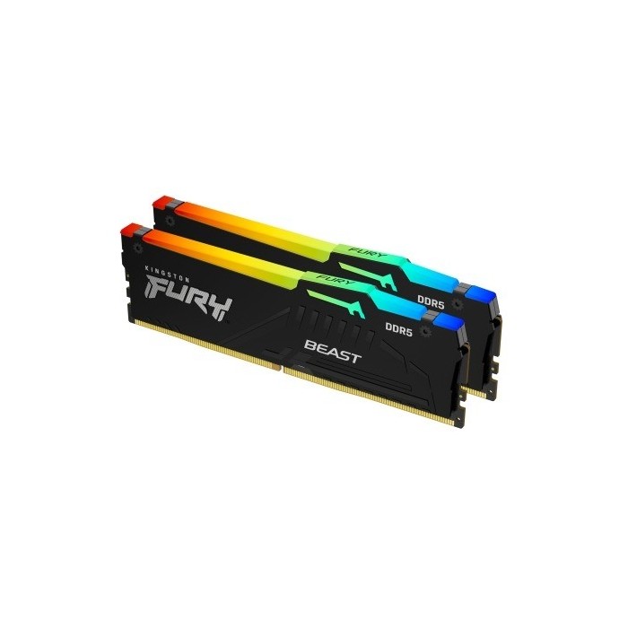 Kingston Technology FURY Beast 32GB 6000MT/s DDR5 CL36 DIMM (Kit of 2) RGB EXPO
