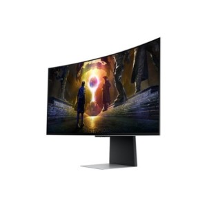 Samsung G85SD pantalla para PC 86,4 cm (34") 3440 x 1440 Pixeles UltraWide Quad HD OLED Plata