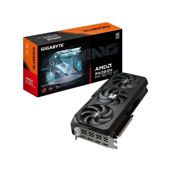 Tarjeta Gráfica Gigabyte AMD Radeon RX 9070 XT GAMING OC 16GB GDDR6 FSR 4