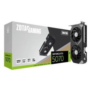 Tarjeta Gráfica Zotac GAMING GeForce RTX 5070 Twin Edge 12 GB GDDR7 Reflex 2 RTX AI DLSS4