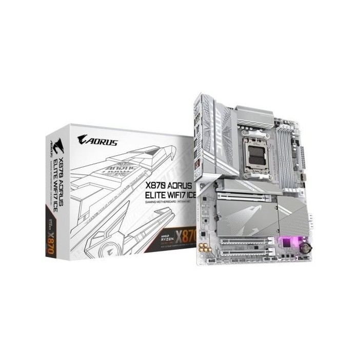 Placa Base GIGABYTE X870 AORUS ELITE WIF7 ICE