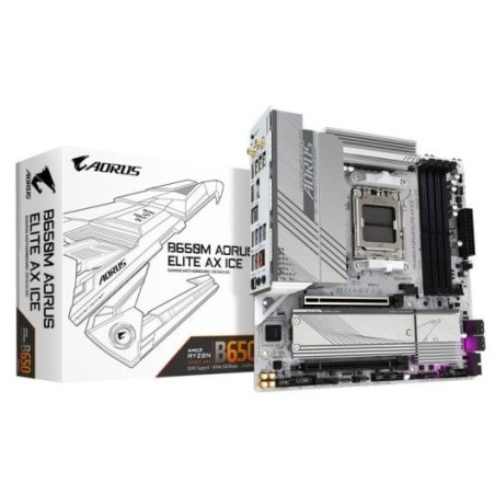 Placa Base Gigabyte B650M AORUS ELITE AX ICE