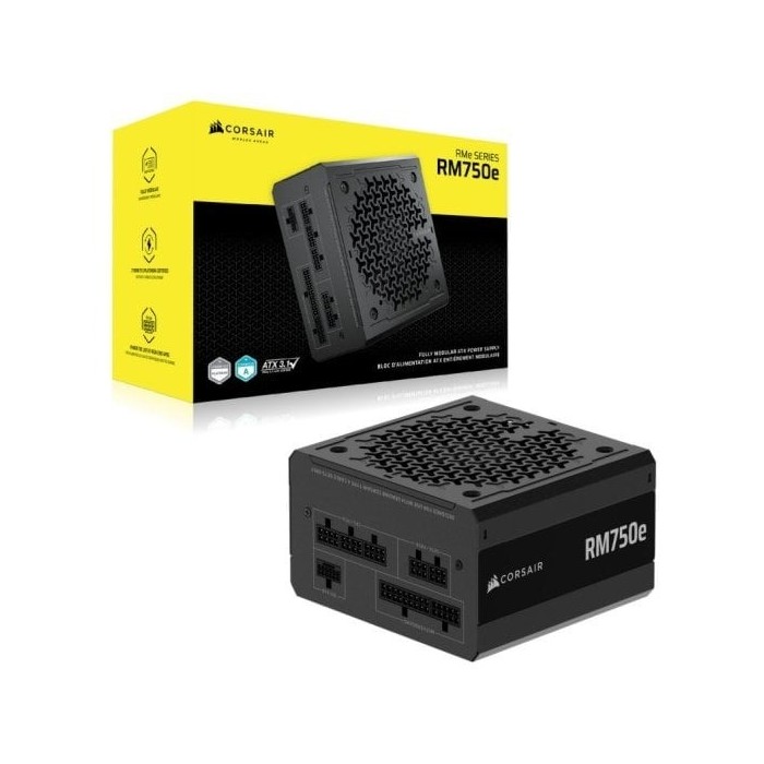 Fuente Alimentación Corsair RMe Series RM750e ATX 3.1 PCIe 5.1 750W Cybenetics 80 Plus Gold Modular