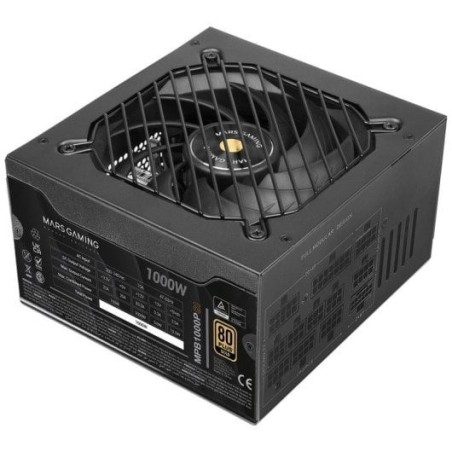 Fuente Alimentación Mars Gaming Mpb1000p Fuente Alimentación Modular Atx 3.1 1000w 80 Plus Gold Ne