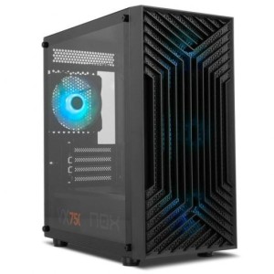 Torre PC Nox Infinity Epsilon ARGB M-ATX Cristal Templado USB 3.0 Negra