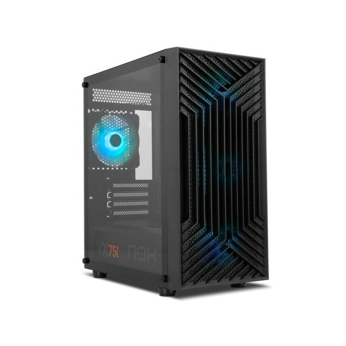 Torre PC Nox Infinity Epsilon ARGB M-ATX Cristal Templado USB 3.0 Negra Torre PC Nox Infinity Epsilon ARGB M-ATX Cristal Templado USB 3.0 Negra