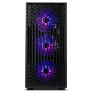 Torre PC Nox Infinity Epsilon ARGB M-ATX Cristal Templado USB 3.0 Negra