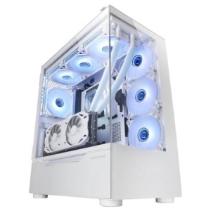 Torre PC Mars Gaming MC-ULT Caja Gaming Custom XXL E-ATX Doble Cristal Templado Puerta Lateral Bla