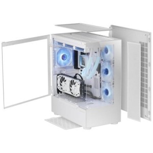 Torre PC Mars Gaming MC-ULT Caja Gaming Custom XXL E-ATX Doble Cristal Templado Puerta Lateral Bla