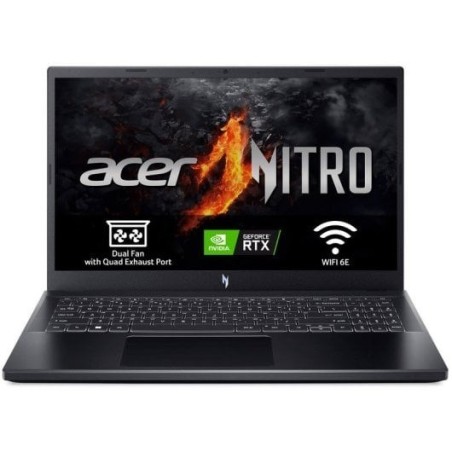 Portátil Acer Gaming NITRO V 15 ANV15-51-96C3 Intel Core i9-13900H/32GB/1TB SSD/RTX 5060/15.6"