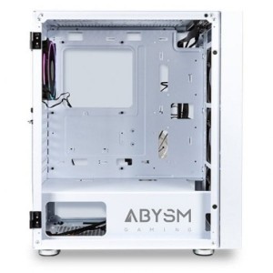 Torre PC Abysm Gaming Danube Kamp ARGB Caja PC ATX Cristal Templado USB 3.0 Blanca