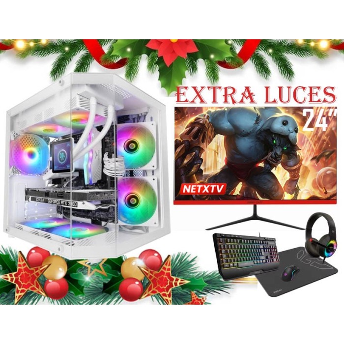 Pack Básico completo EXTRA LUCES Monitor y Perifericos
