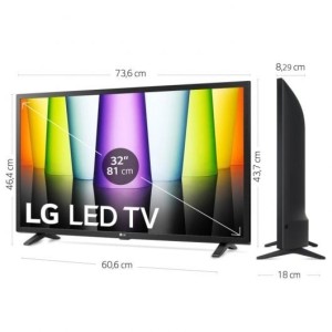 TV LED 32" - LG 32LQ631C, Full-HD, Processor, Smart TV, Negro