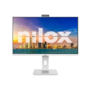 Monitor Nilox NXM27RWEB02W 27" Full HD 120 Hz IPS Blanco Altavoces y Cámara Integrada + HDMI