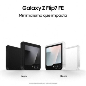 Samsung Galaxy Z Flip7 FE 8GB/256GB Negro Móvil plegable con Galaxy AI