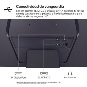 Monitor LG UltraGear 27GS60QC-B 27" LED VA QHD 180Hz FreeSync Curva