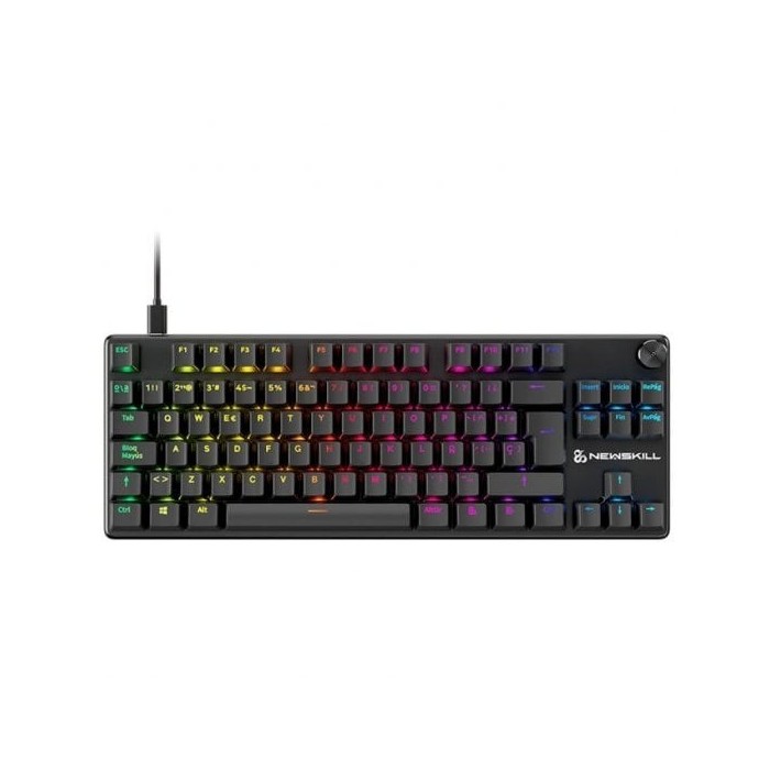 Newskill Serike V2 TKL Teclado Gaming Mecánico RGB Negro NewSwitch Red