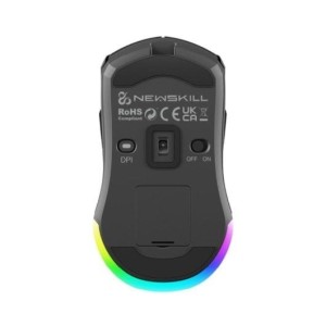 Newskill Chiron PRO Ratón Gaming Inalámbrico RGB 16000DPI Negro