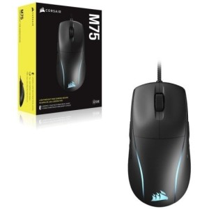 Corsair M75 RGB Ratón Gaming 26000 DPI Negro