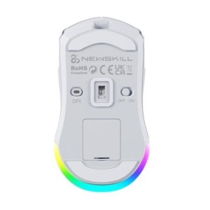 Newskill Chiron PRO Ratón Gaming Inalámbrico RGB 16000DPI Blanco