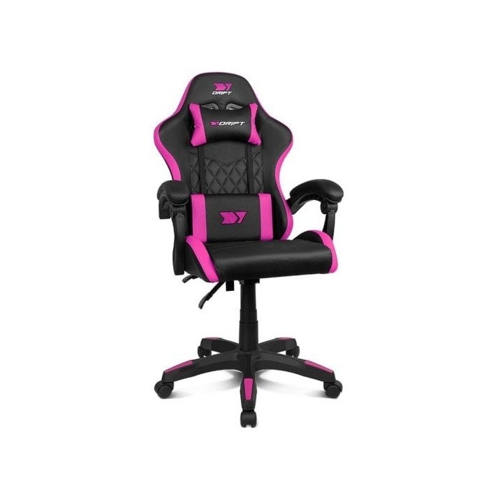 DRIFT DR35 Silla Gaming Negra/Rosa Fucsia