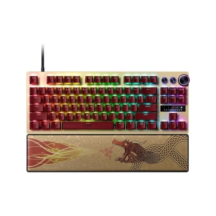 Teclado óptico Razer Huntsman V3 Pro Tenkeyless Counter-Strike 2 Dragon Lore US Layout