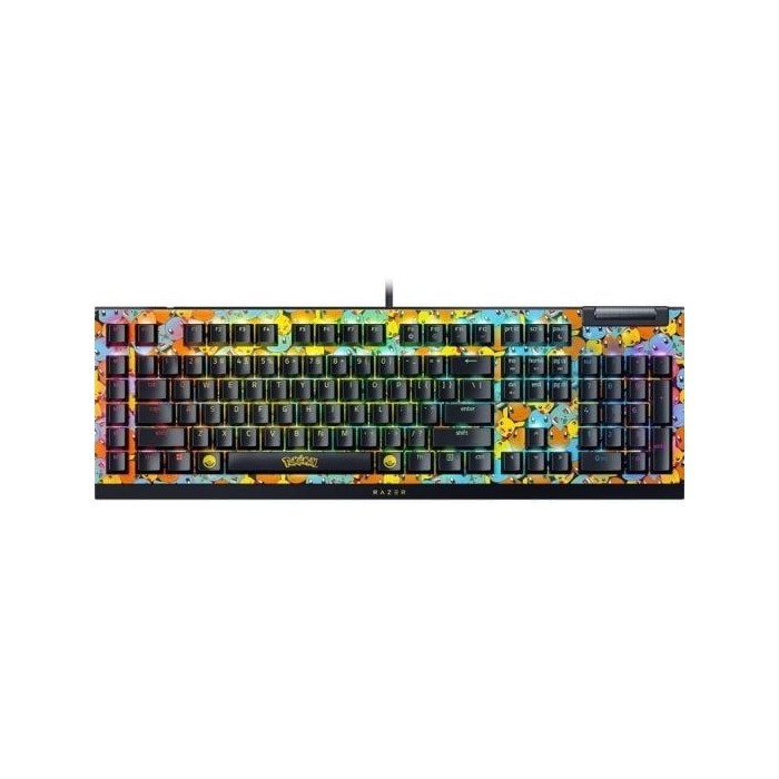 Razer BlackWidow V4 X Pokémon Kanto Starters Edition Teclado Mecánico Gaming Switch Razer Green USA