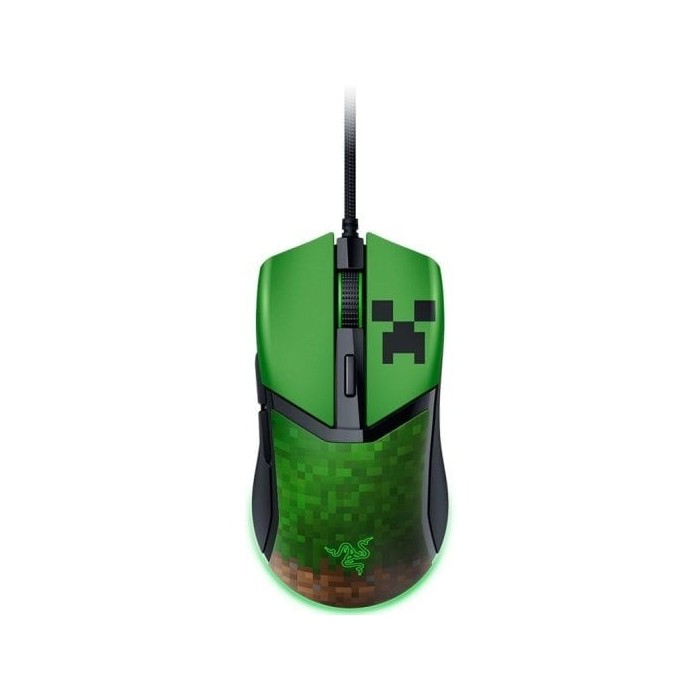 Razer Cobra Minecraft Edition Ratón Gaming Chroma RGB 8500DPI Verde