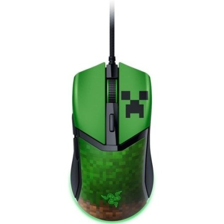 Razer Cobra Minecraft Edition Ratón Gaming Chroma RGB 8500DPI Verde