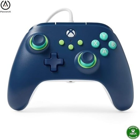 Power A Mando con cable Xbox Series X|S - Azul marino, mando