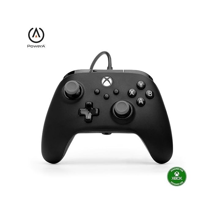 Mando con cable PowerA Advantage Plus para Xbox Series X|S - Negro controles analógicos con efecto Hall
