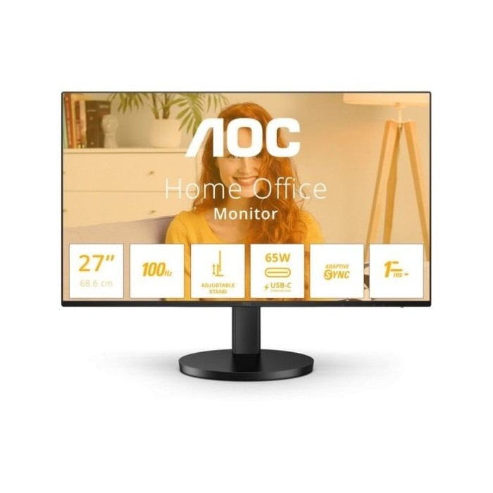 AOC Q27B3CF2 Monitor 27" IPS QHD 2560x1440 100Hz USB-C 65W