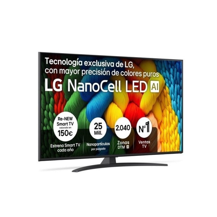 LG NanoCell AI 55NANO81A6A 55" 4K NanoCell Smart TV webOS Direct-LED HDR
